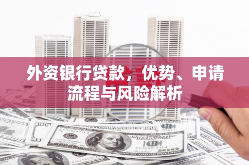 黔西南外资银行贷款，优势、申请流程与风险解析