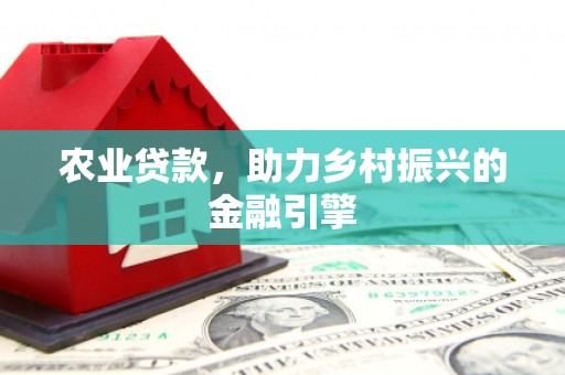 黔西南农业贷款，助力乡村振兴的金融引擎