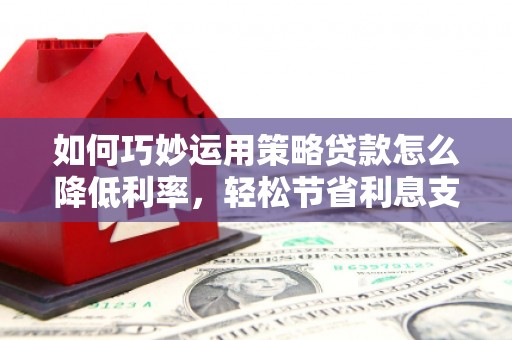 黔西南如何巧妙运用策略贷款怎么降低利率，轻松节省利息支出