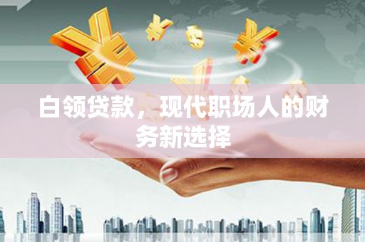 黔西南白领贷款，现代职场人的财务新选择