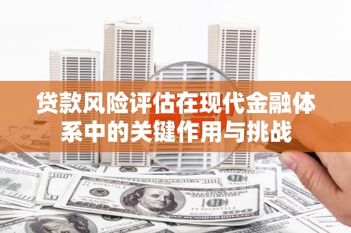 黔西南贷款风险评估在现代金融体系中的关键作用与挑战