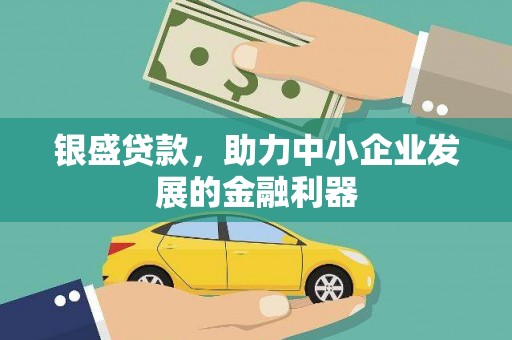 黔西南银盛贷款，助力中小企业发展的金融利器