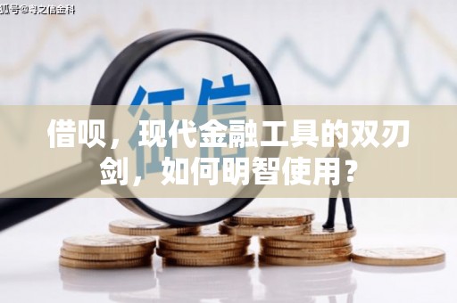 黔西南借呗，现代金融工具的双刃剑，如何明智使用？