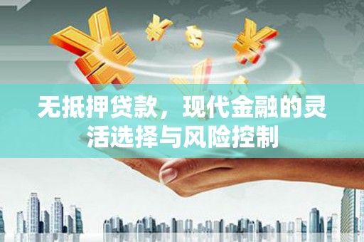 黔西南无抵押贷款，现代金融的灵活选择与风险控制