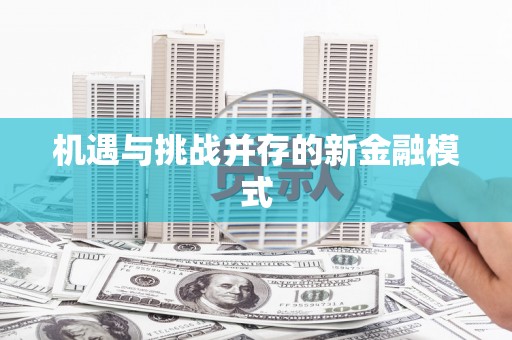黔西南机遇与挑战并存的新金融模式