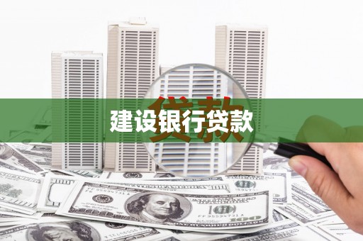 黔西南建设银行贷款