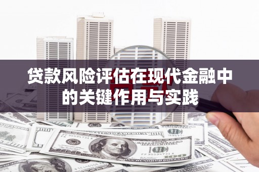 黔西南贷款风险评估在现代金融中的关键作用与实践