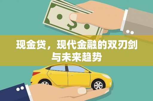 黔西南现金贷，现代金融的双刃剑与未来趋势