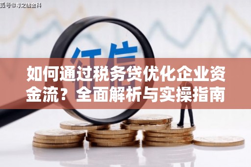 黔西南如何通过税务贷优化企业资金流？全面解析与实操指南