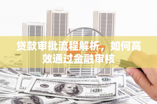 黔西南贷款审批流程解析，如何高效通过金融审核
