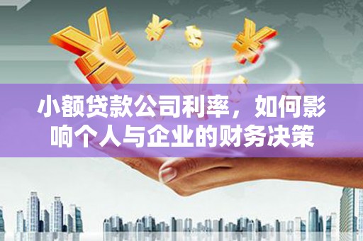 黔西南小额贷款公司利率，如何影响个人与企业的财务决策