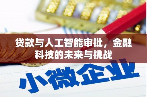 黔西南贷款与人工智能审批，金融科技的未来与挑战