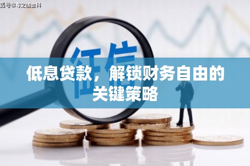 黔西南低息贷款，解锁财务自由的关键策略