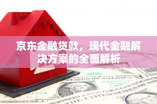 黔西南京东金融贷款，现代金融解决方案的全面解析
