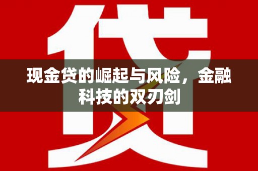黔西南现金贷的崛起与风险，金融科技的双刃剑