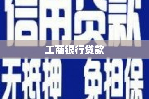 黔西南工商银行贷款