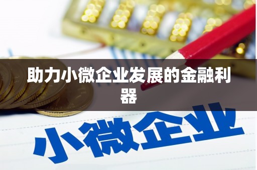 黔西南助力小微企业发展的金融利器