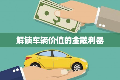 黔西南解锁车辆价值的金融利器